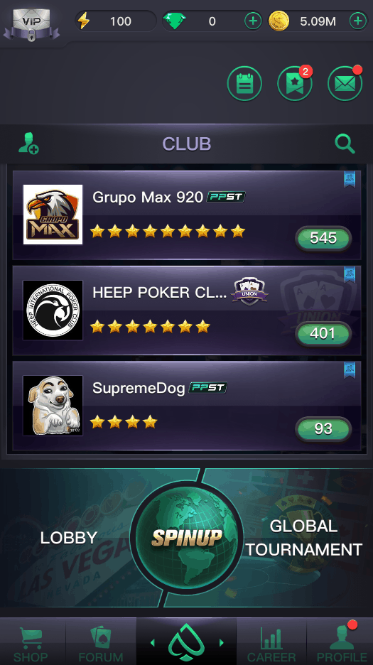 PPPoker Lobby