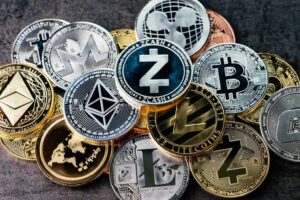 Different cryptocurrency coins