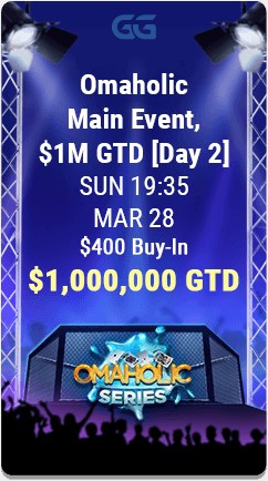 GGPoker's Omaholic Tournament Series $400 Main Event.