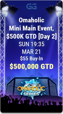 GGPoker's Omaholic Tournament Series $55 Mini Main Event.